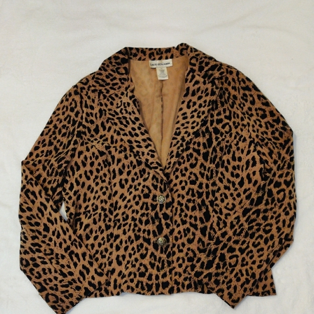 David Benjamin.Leopard Print Jacket - Picture 3 of 8